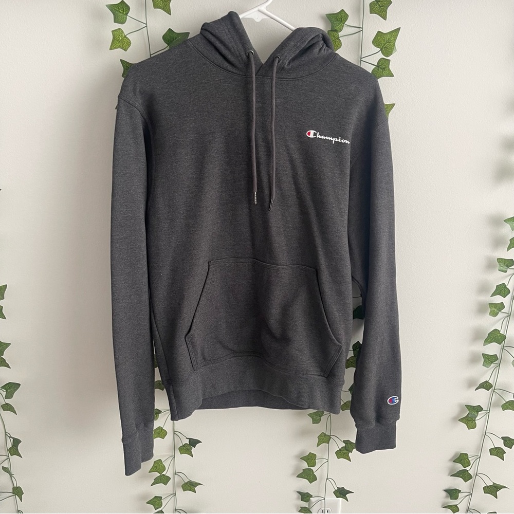Champion Men's Gray Hoodie Sweater